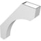Ekena Millwork 3 1/2-in. W x 20-in. D x 26-in. H Legacy Architectural Grade PVC Knee Brace BRCP035X20X26LEC - alternate 6